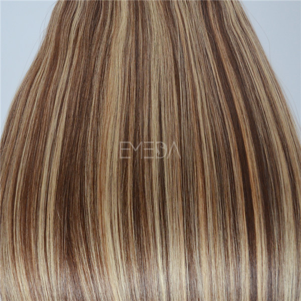 Piano color#4/28 double drawn hair tape extensions YJ110